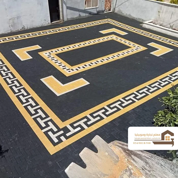 بديل الحجر للحوش جدة