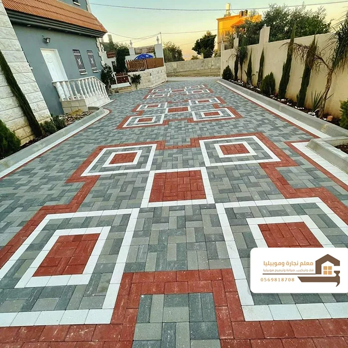 تركيب بلاط احواش جدة