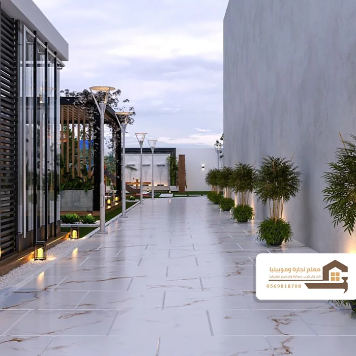 بلاط للممرات والحدائق