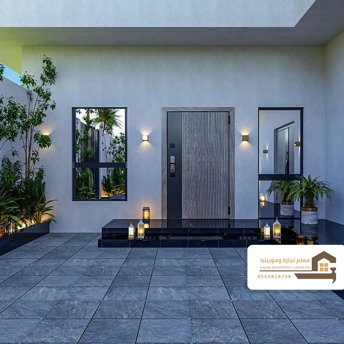 تركيب بلاط خارجي للحوش