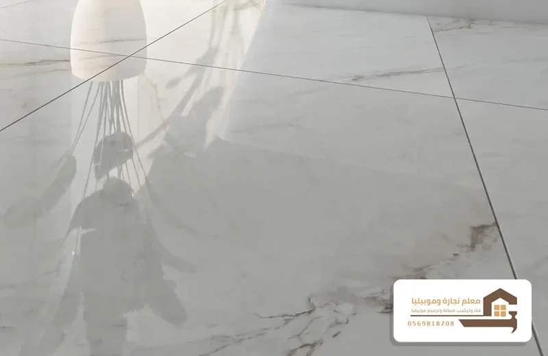 تركيب بورسلان مع غراء اصلي