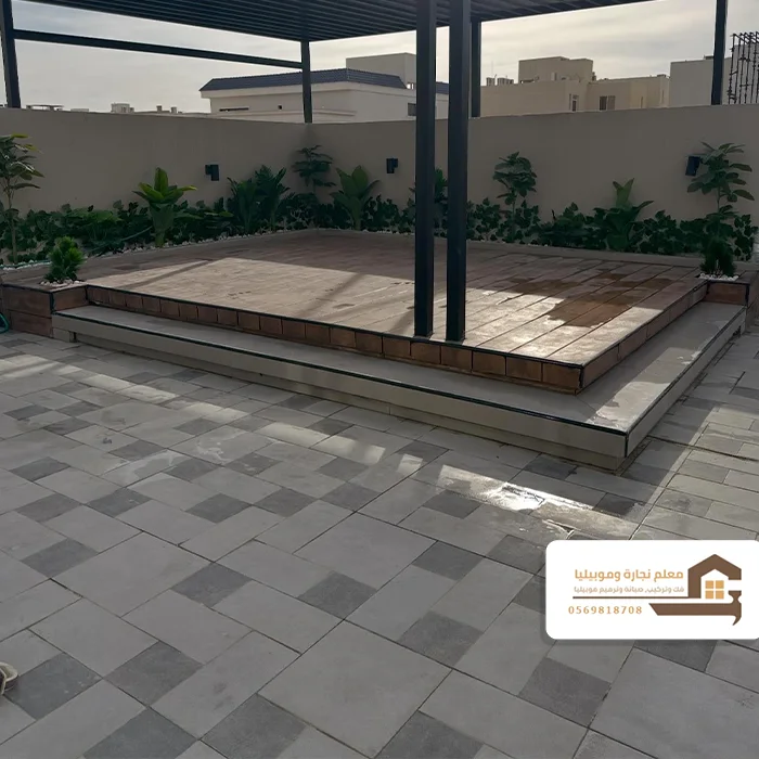 تركيب رخام للحوش